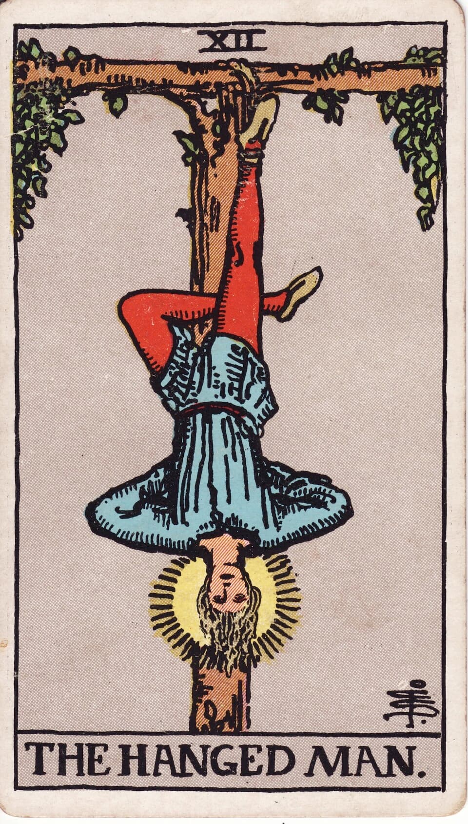 Повешенный (The Hanged Man) — карта Таро Райдера–Уэйта