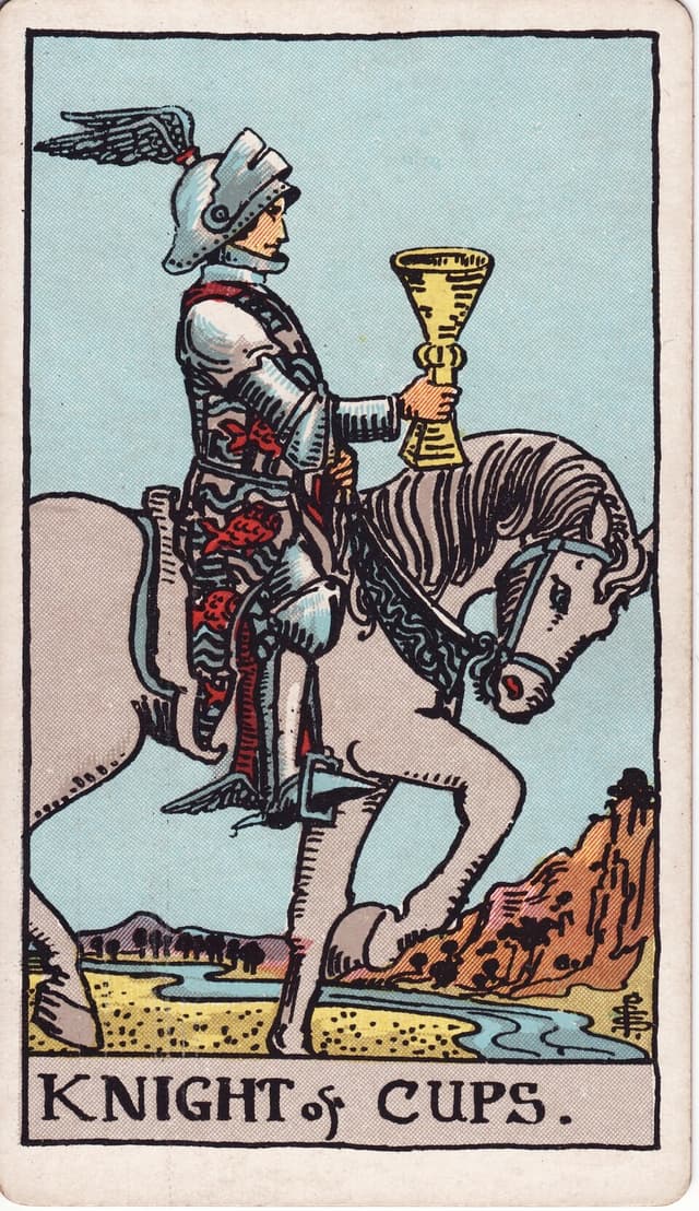 Рыцарь Кубков (Knight of Cups) — карта Таро