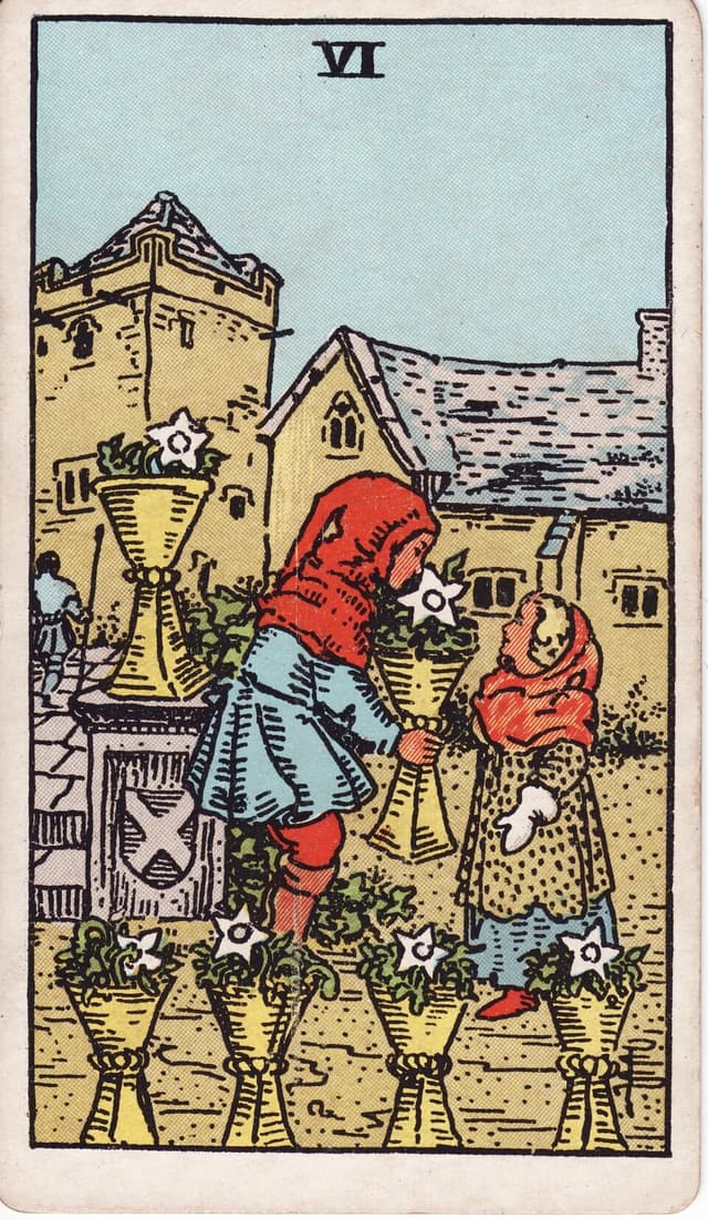 Шестёрка Кубков (Six of Cups) — карта Таро