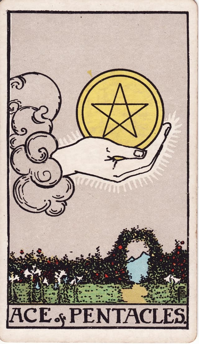 Туз Пентаклей (Ace of Pentacles) — карта Таро