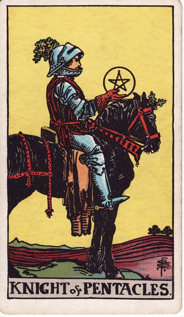 Рыцарь Пентаклей (Knight of Pentacles) — карта Таро