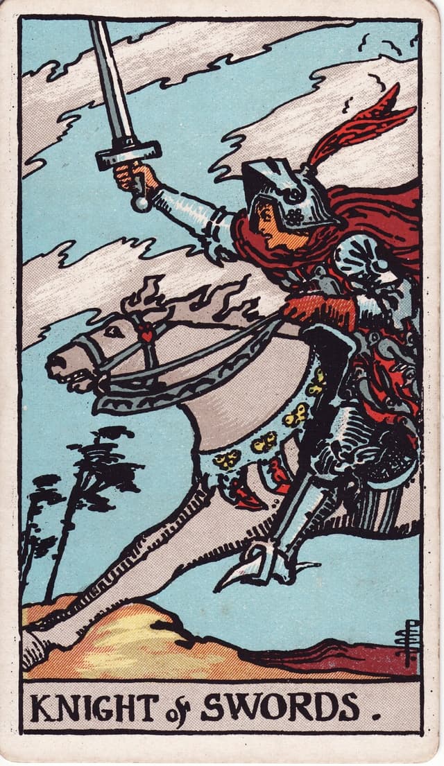 Рыцарь Мечей (Knight of Swords) — карта Таро