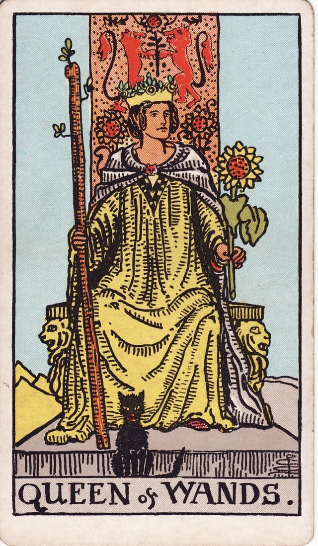 Королева Жезлов (Queen of Wands) — карта Таро